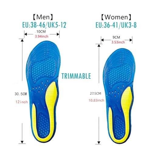 Thumbnail 4 de Goofort Gel Insoles for Men and Women: 3D-Xpain Gel Shock Absorbing Inserts for All-Day Comfort
