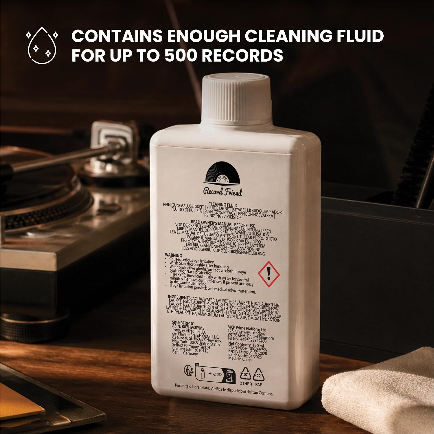 Thumbnail 3 de Big Fudge Vinyl Record Cleaner Kit – Comprehensive Scrubbing for Scratch-Free Playback