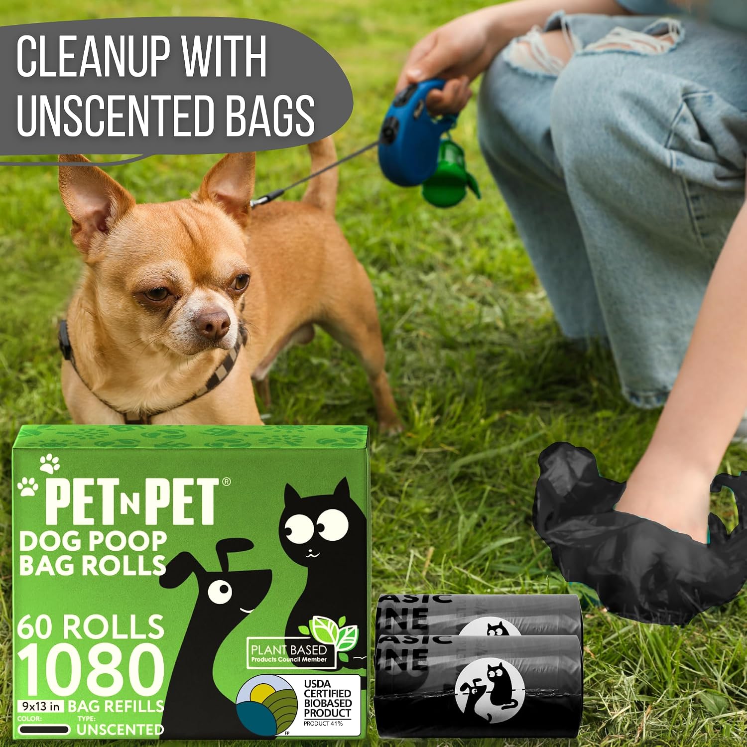 Thumbnail 5 de PET N PET 1080 Biodegradable Poo Bags 9x13