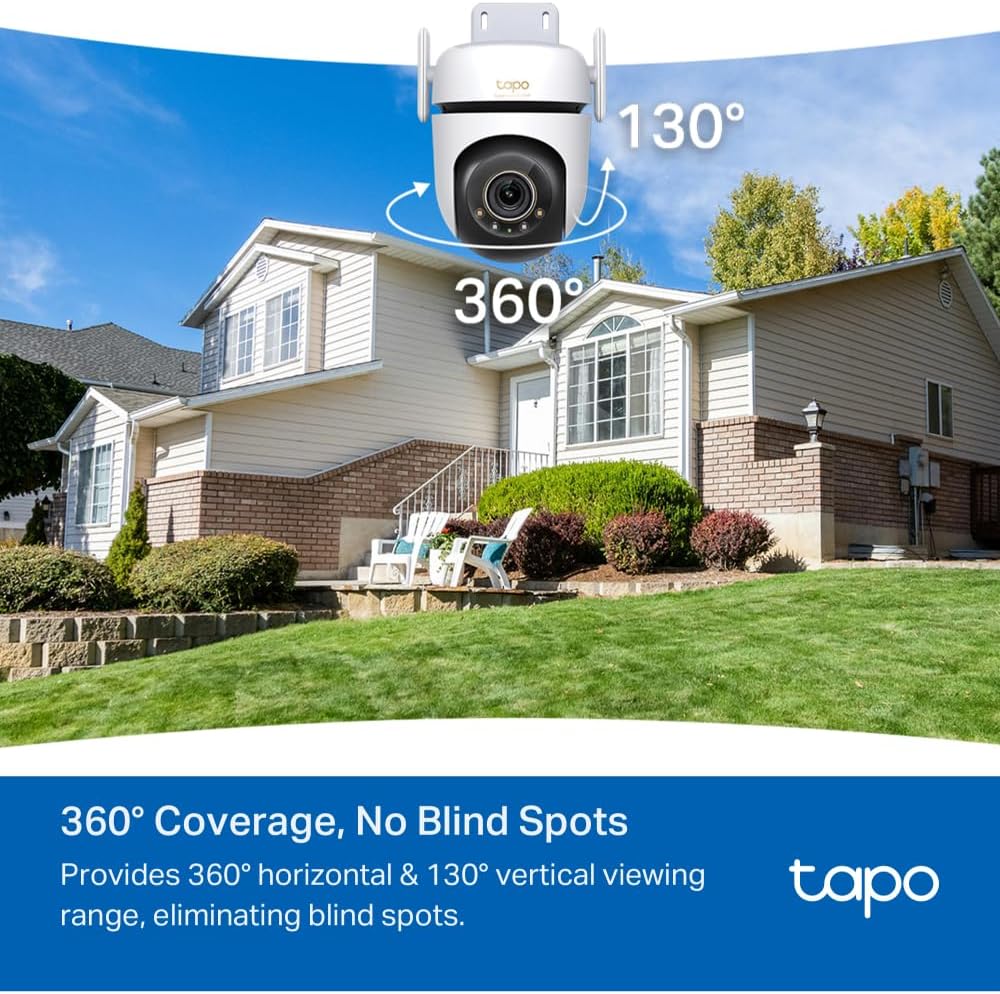 Detalle de Tapo VistaCam 360° 3K 5MP Outdoor Camera