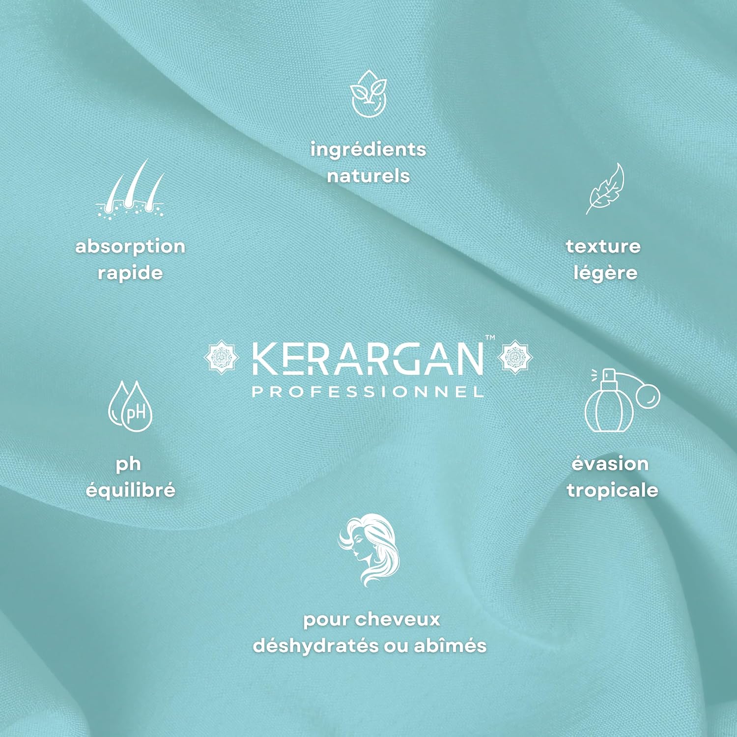 Thumbnail 3 de Kerargan Après-Shampoing Hydratant à l'Huile de Coco – 500 ml