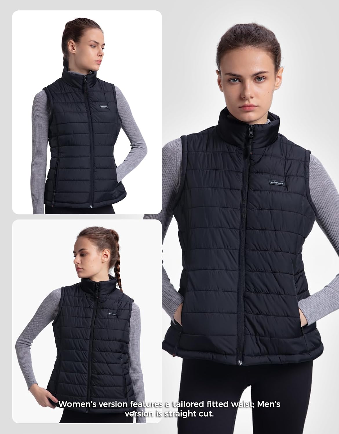 Thumbnail 1 de Soleilwear Women’s Heated Vest with 9 Heated Zones and Rechargeable Battery
