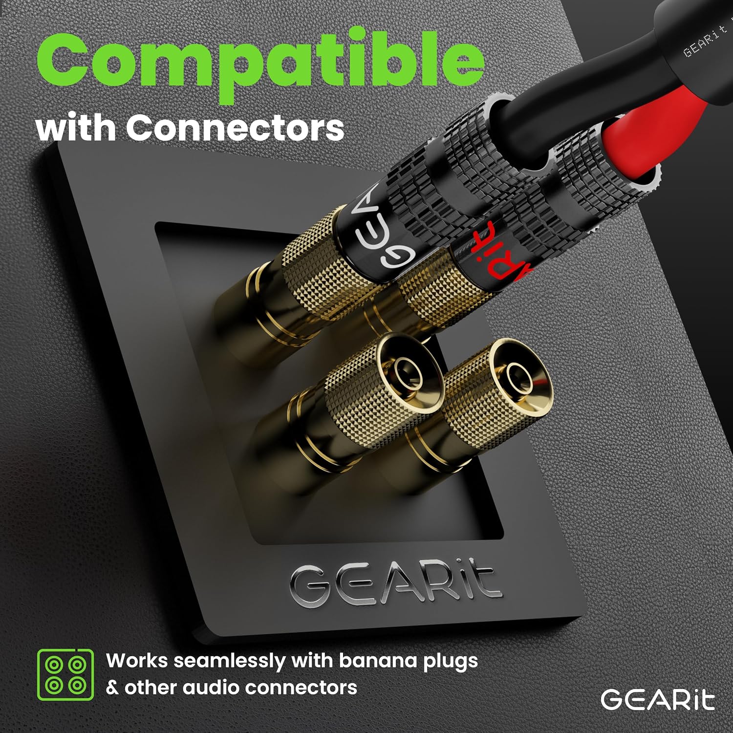 Thumbnail 5 de GEARit 2x1.5mm² CL3 In-Wall Speaker Cable (16 AWG, 50m) – Suitable for Home Cinema, Outdoor Direct Burial, Garden Speakers and Car Audio
