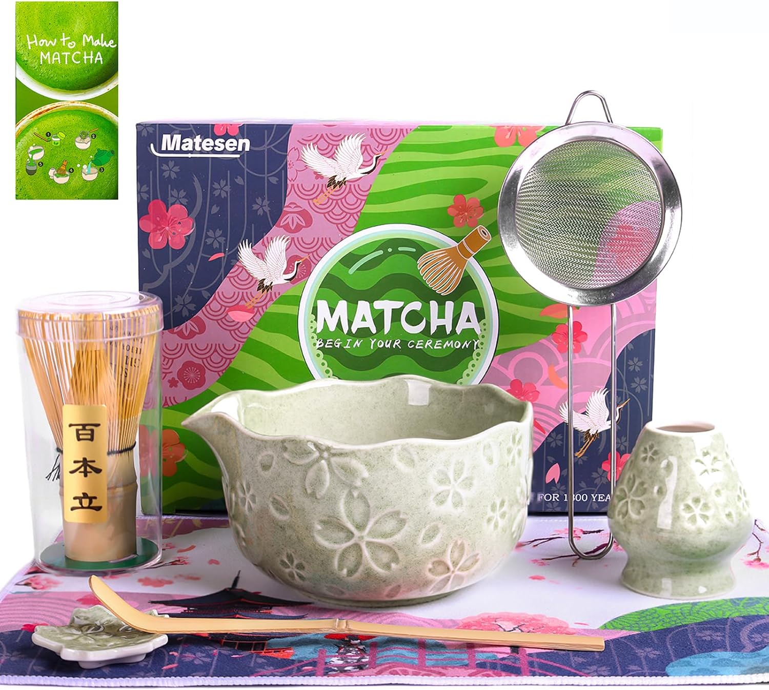 Detalle de Matesen Matcha Set Premium Starter 7-teilig