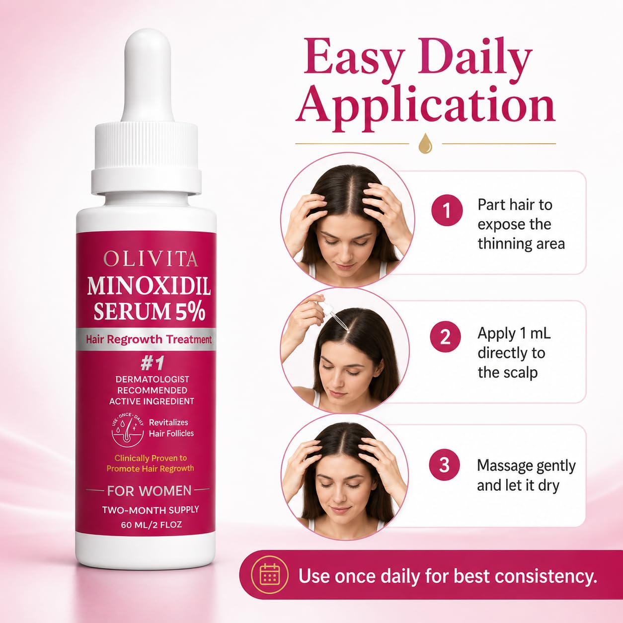 Thumbnail 5 de OLIVITA Minoxidil Hair Regrowth Serum 5%
