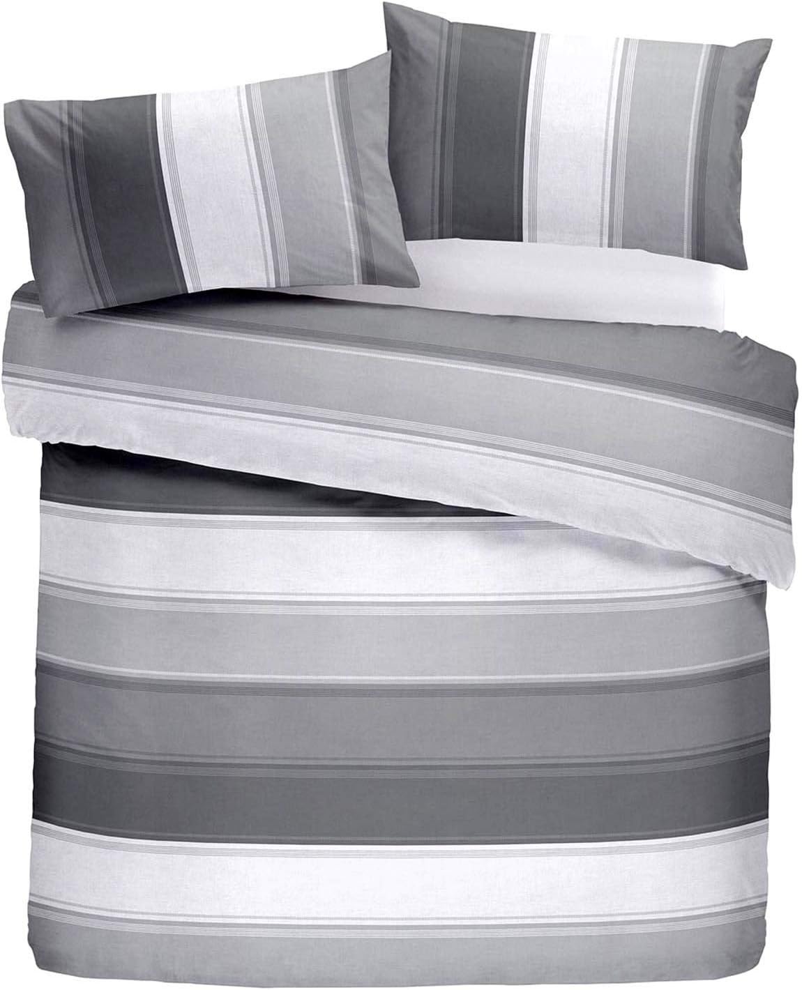Betley Classic Wide Stripe copripiumino doppio, grigio