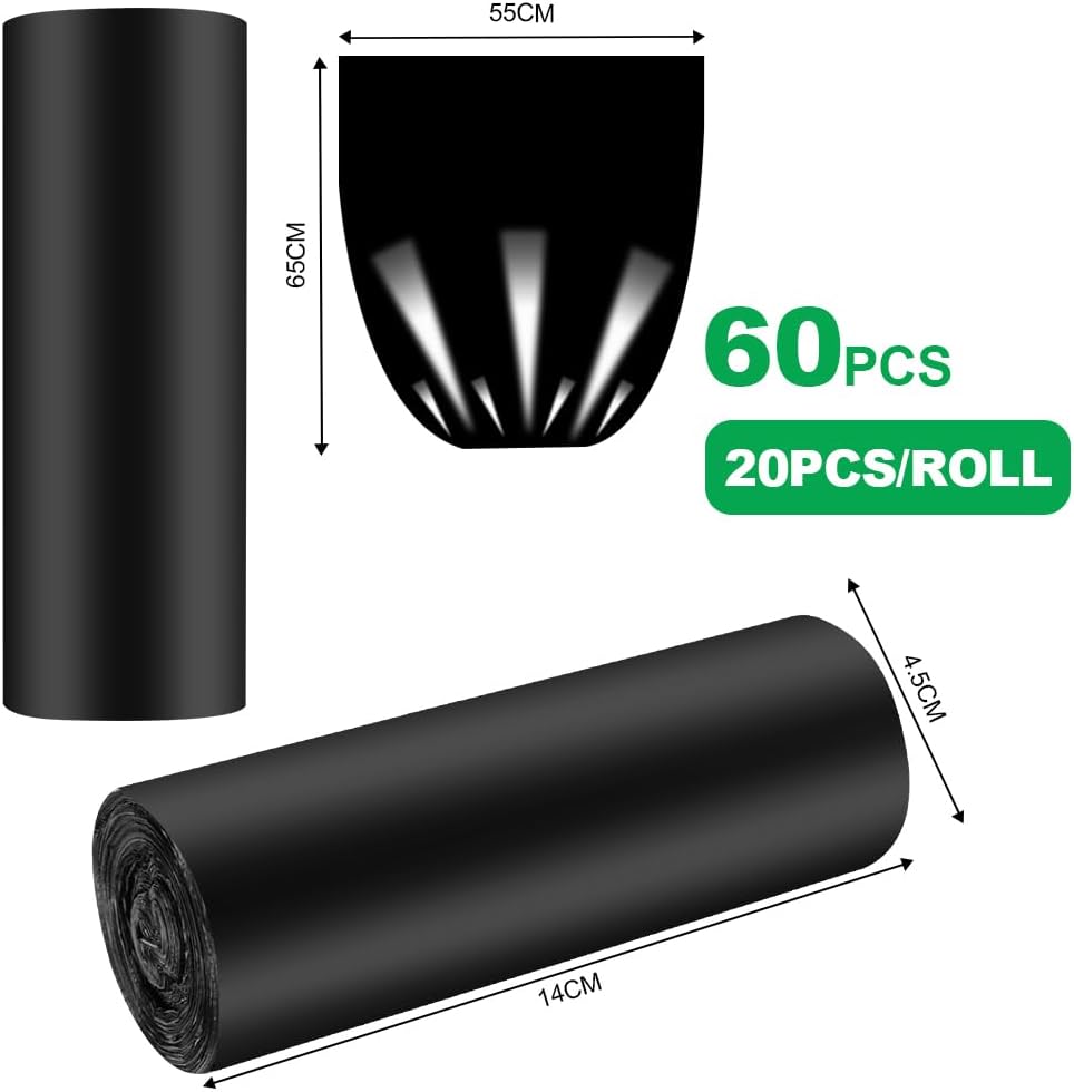 Detalle 2 de flintronic Camping Toilet Bags 60 Pack 20L