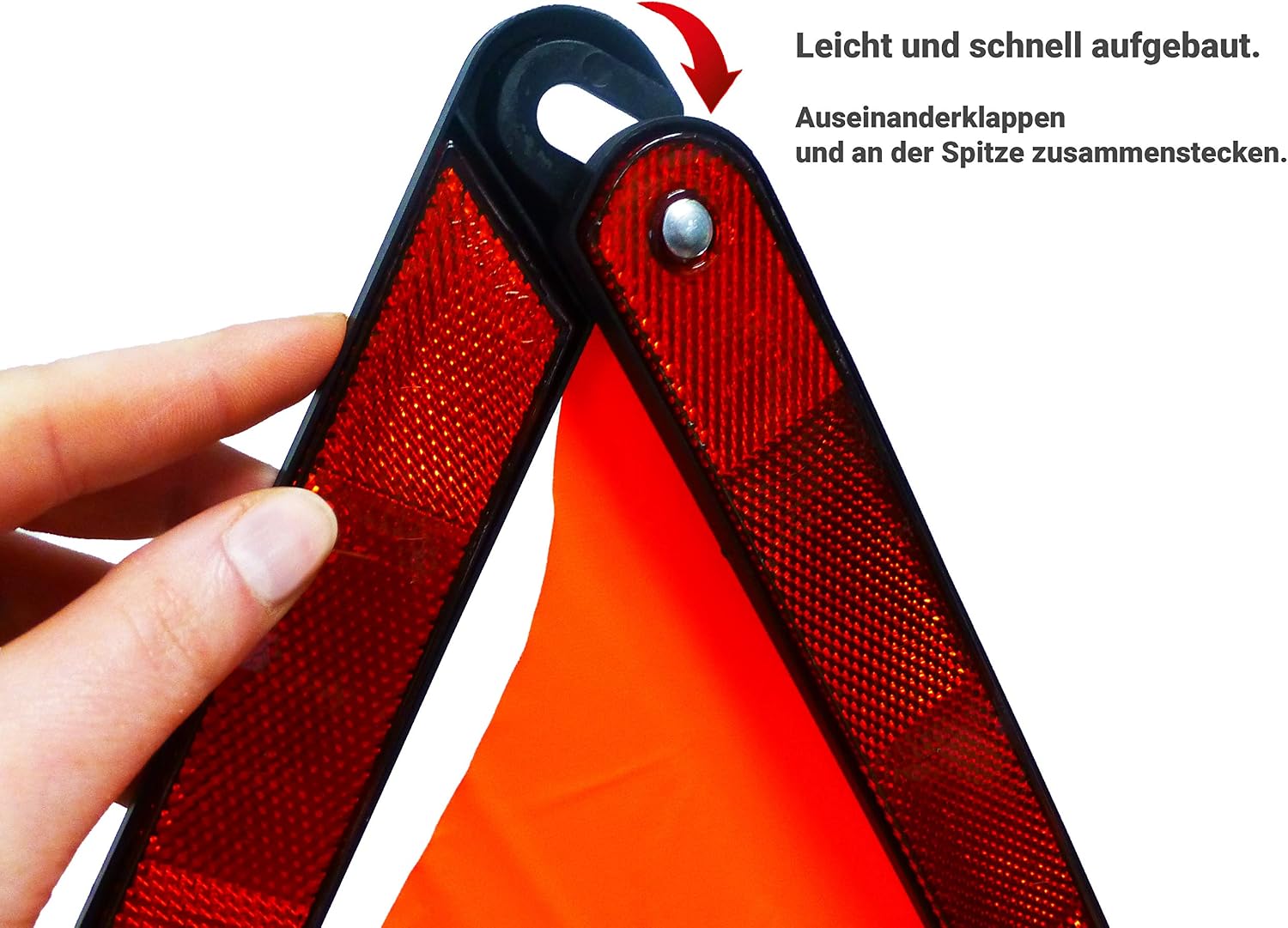 Detalle 2 de HP Autozubehör Mini Triangle de signalisation 430×55×34 mm