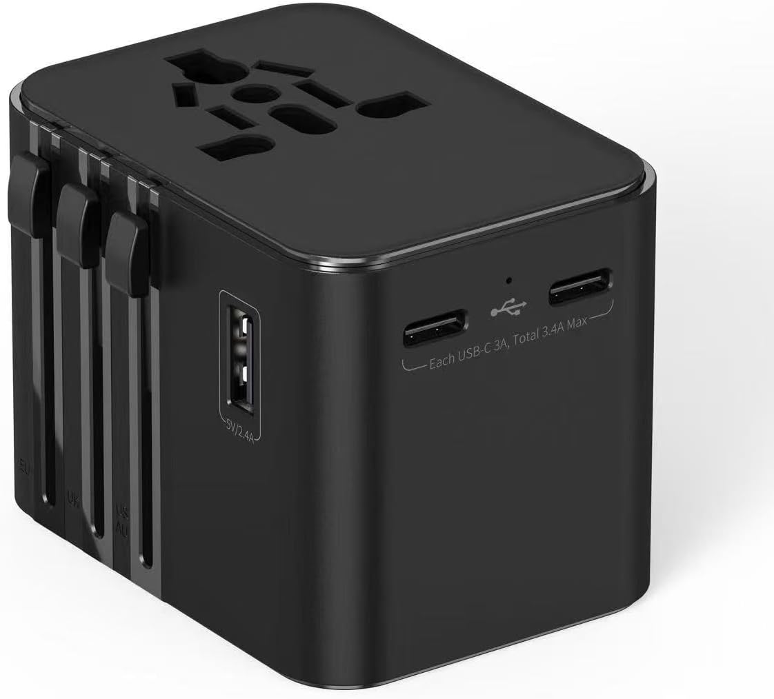 Thumbnail 6 de Universal Reiseadapter 2025 mit 2 USB‑A 2 USB‑C 🌍