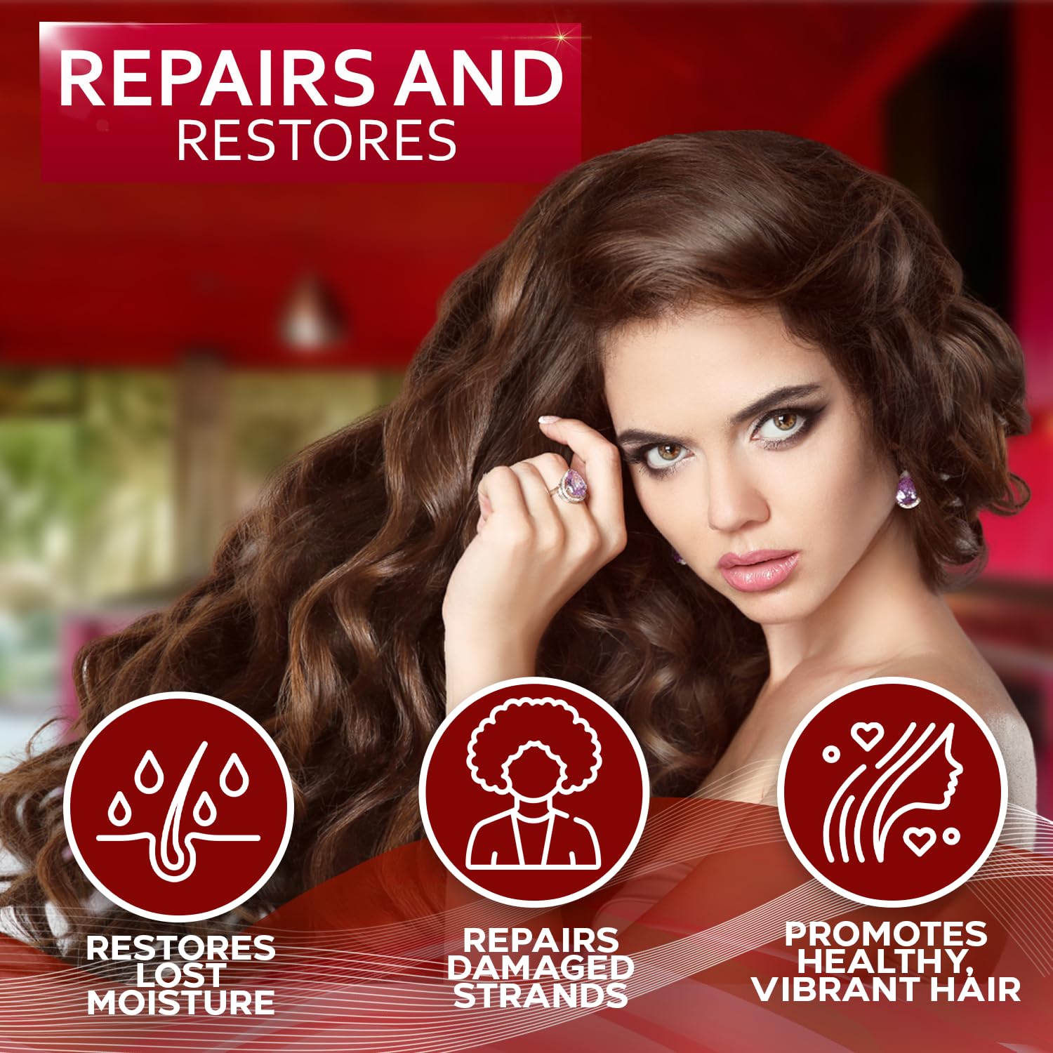 Detalle de BELLISSO Leave-In Conditioner for Curly Hair with Shea Butter and Frizz Control