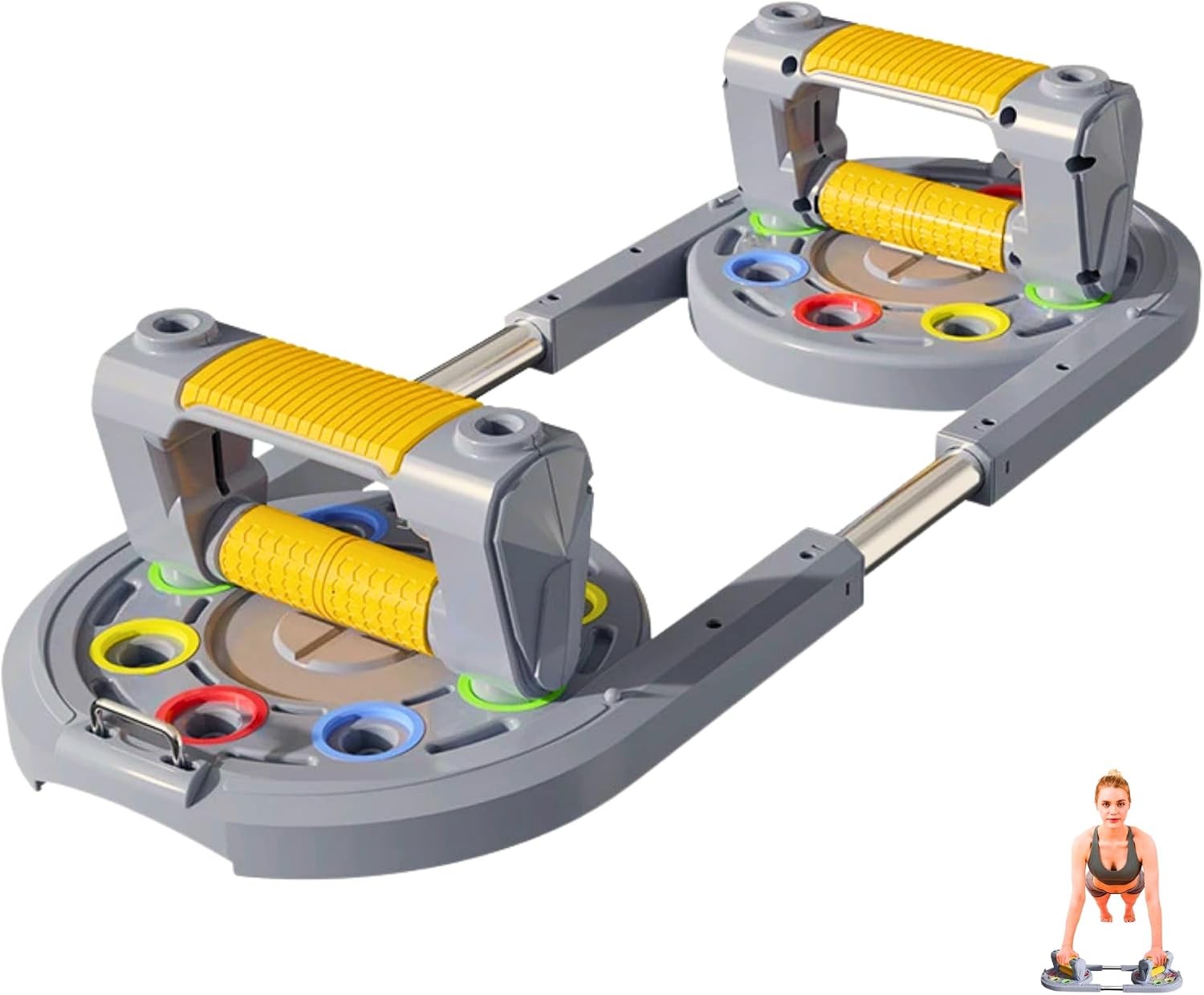 Detalle 2 de MAGIC SELECT Barras Paralelas para Flexiones 14‑en‑1