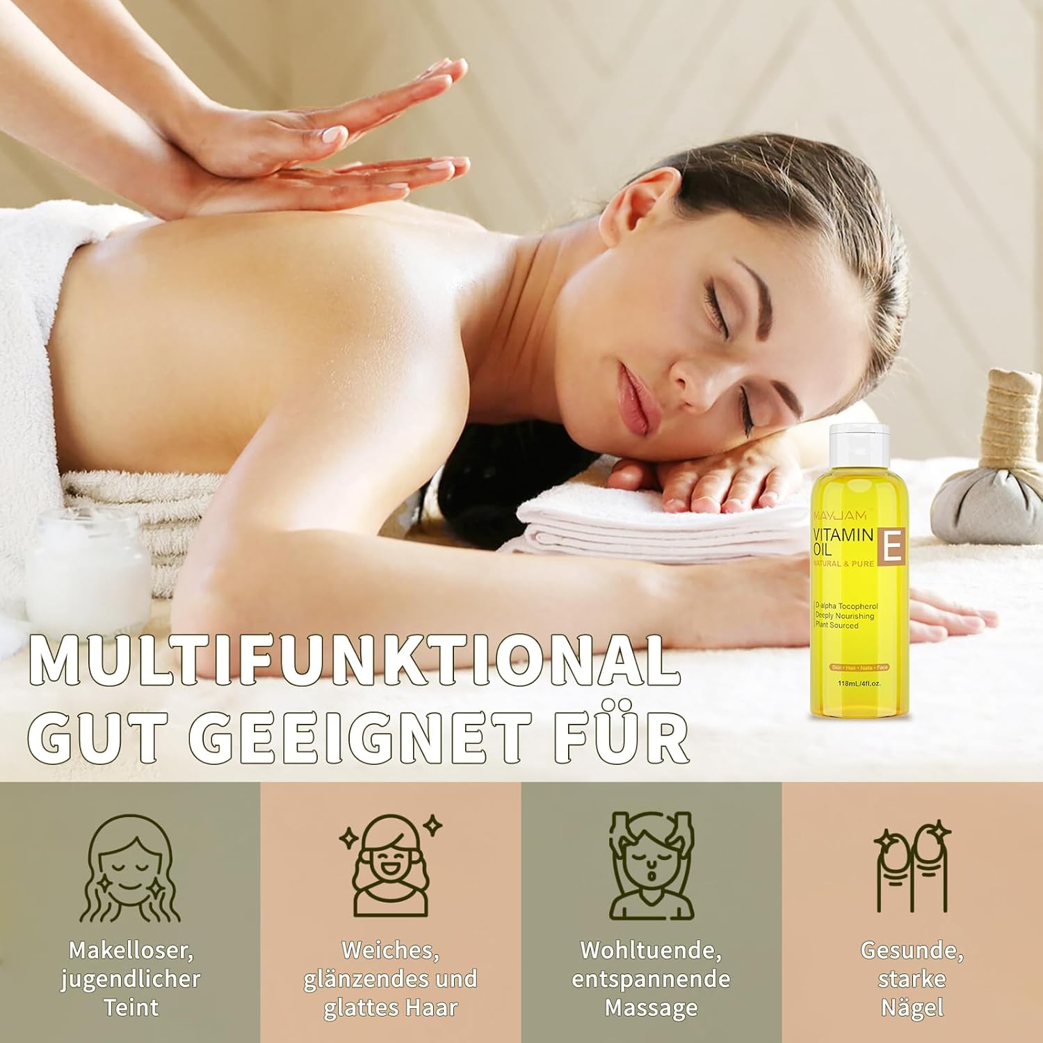 Thumbnail 6 de MAYJAM Vitamin E Öl 118ML 50.000 IU