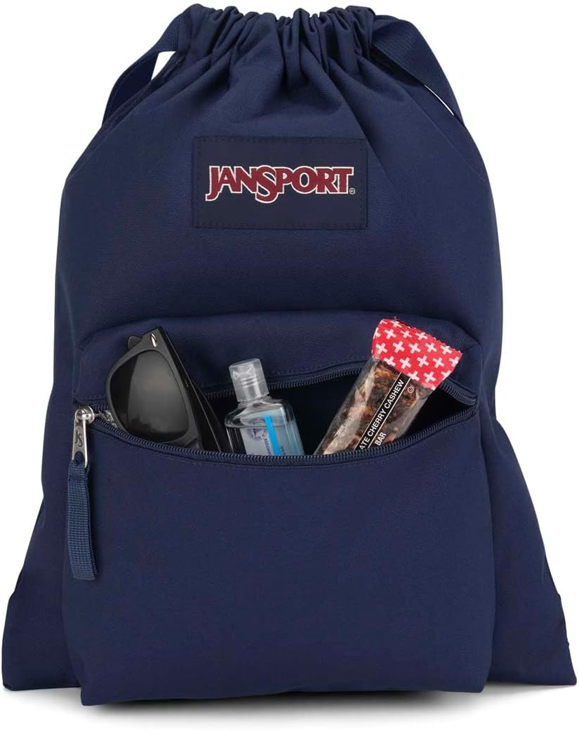 Detalle de JanSport DRAWSACK Zaino piccolo: stile minimalista e praticità quotidiana