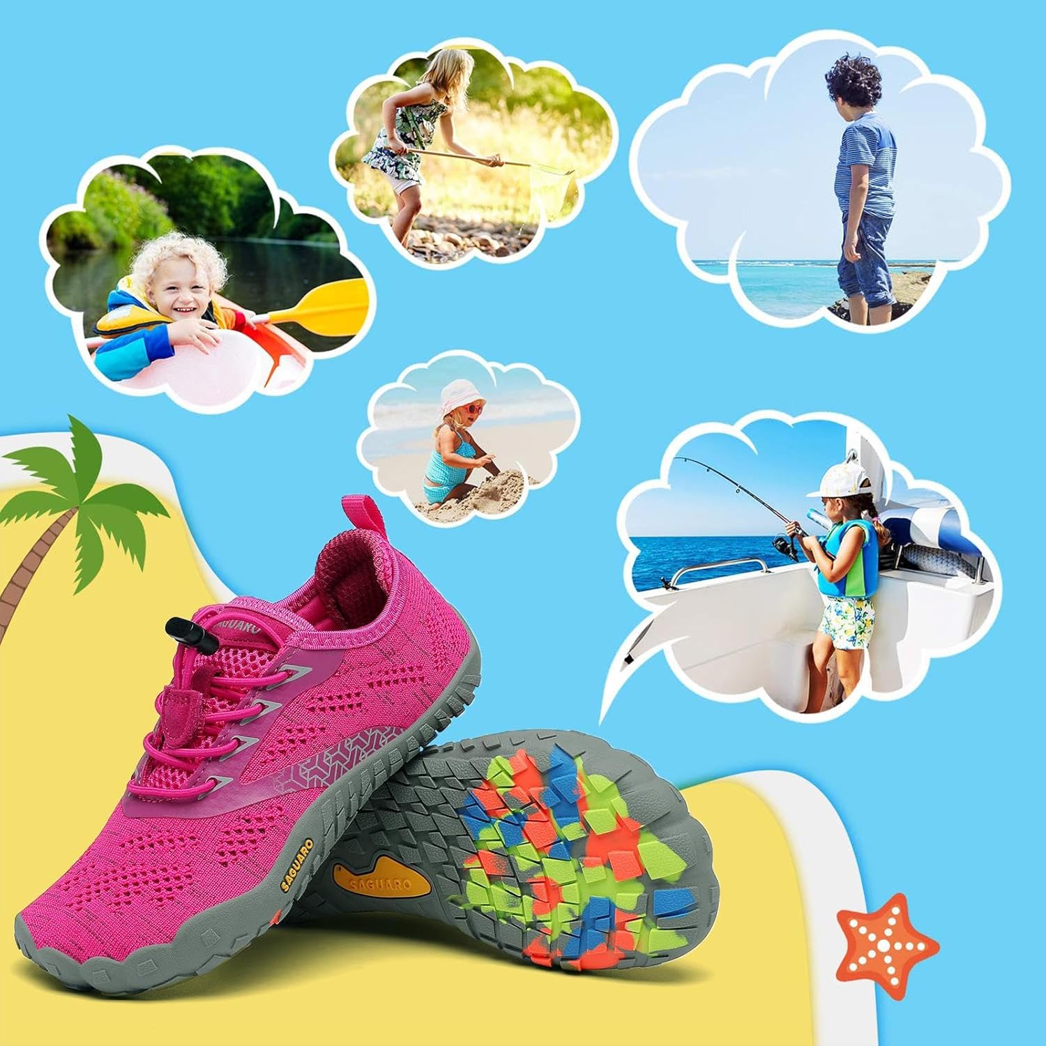 Thumbnail 6 de Saguaro Trailschuhe für Kinder – atmungsaktiv, rutschfest und barfuß-ähnlich
