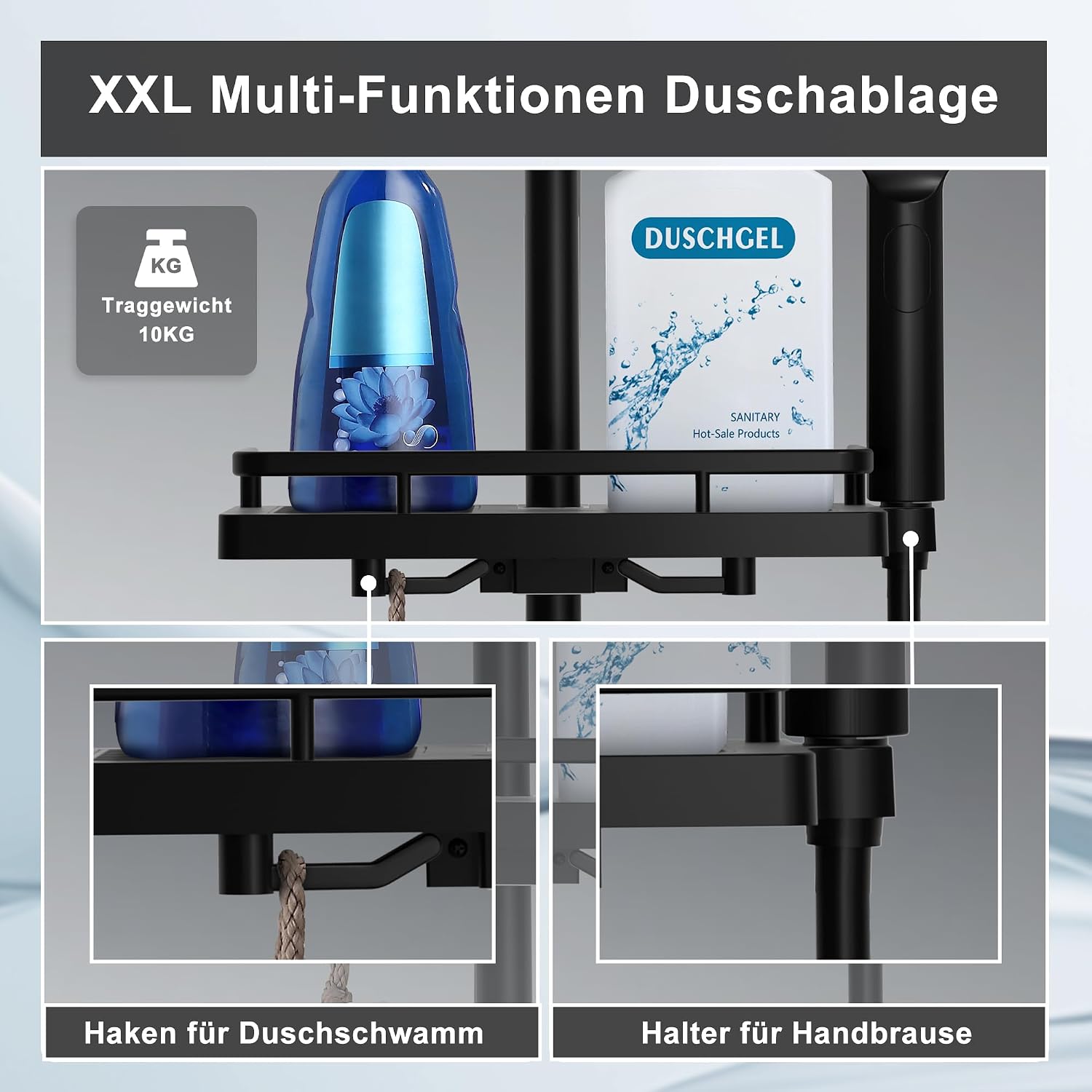 Detalle 1 de Görbach Duschsystem Thermostat DSD12 mit 70 cm