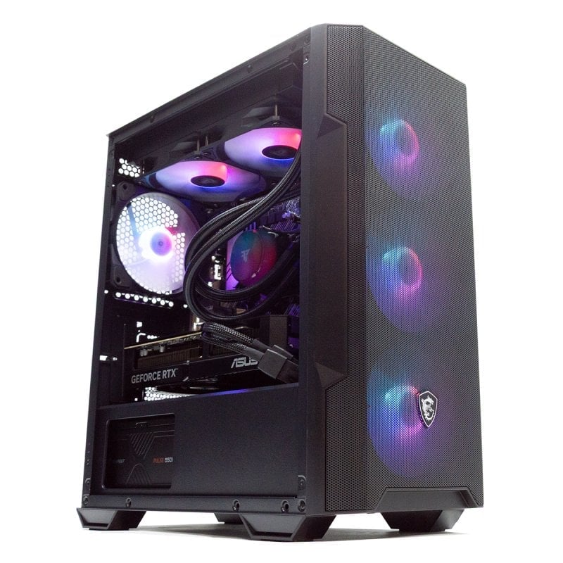 Detalle de PcCom Imperial con Ryzen 7 5800X3D, 32 GB, 1 TB NVMe y RTX 5070: rendimiento equilibrado para casa y oficina