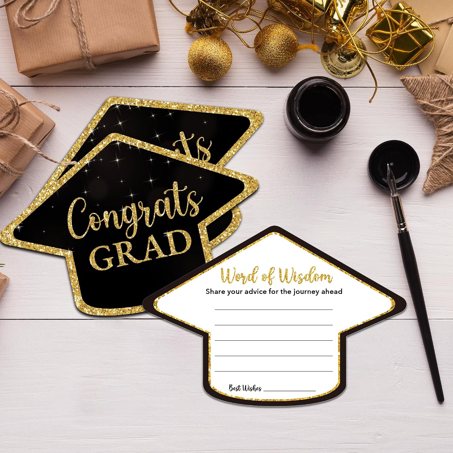 Detalle de BHTPNG Graduation Advice Cards, 4x6-Inch