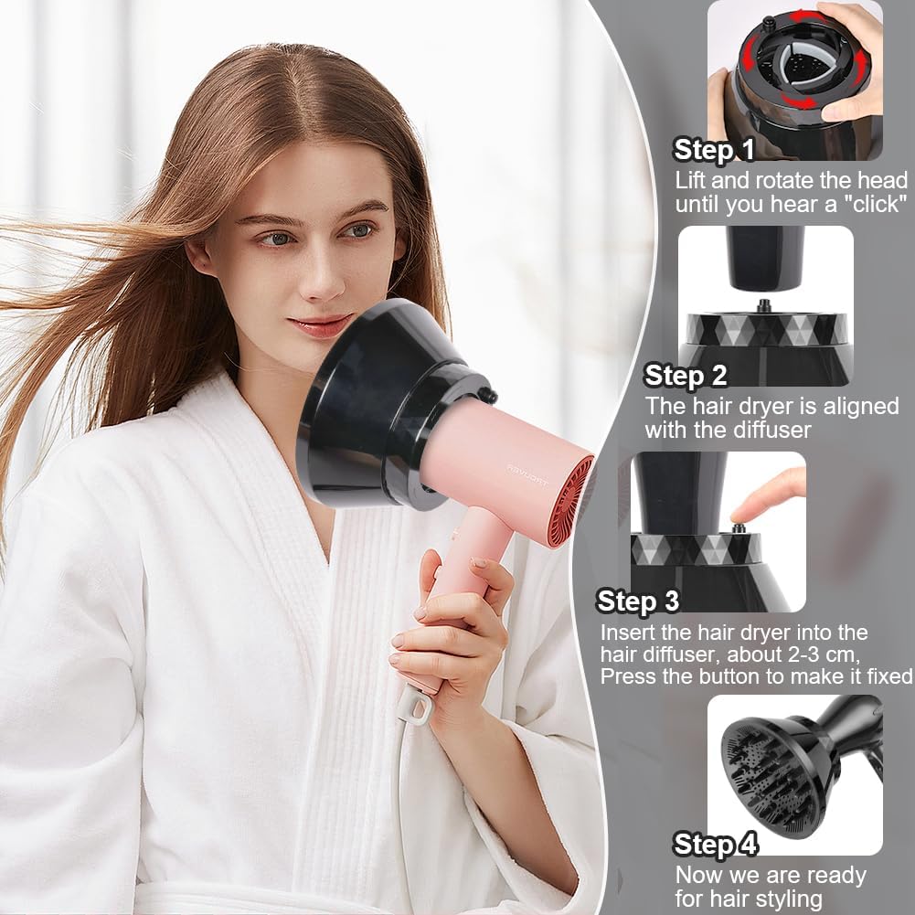 Thumbnail 6 de Flintronic Universal Hair Diffuser 1.7–2.9 in