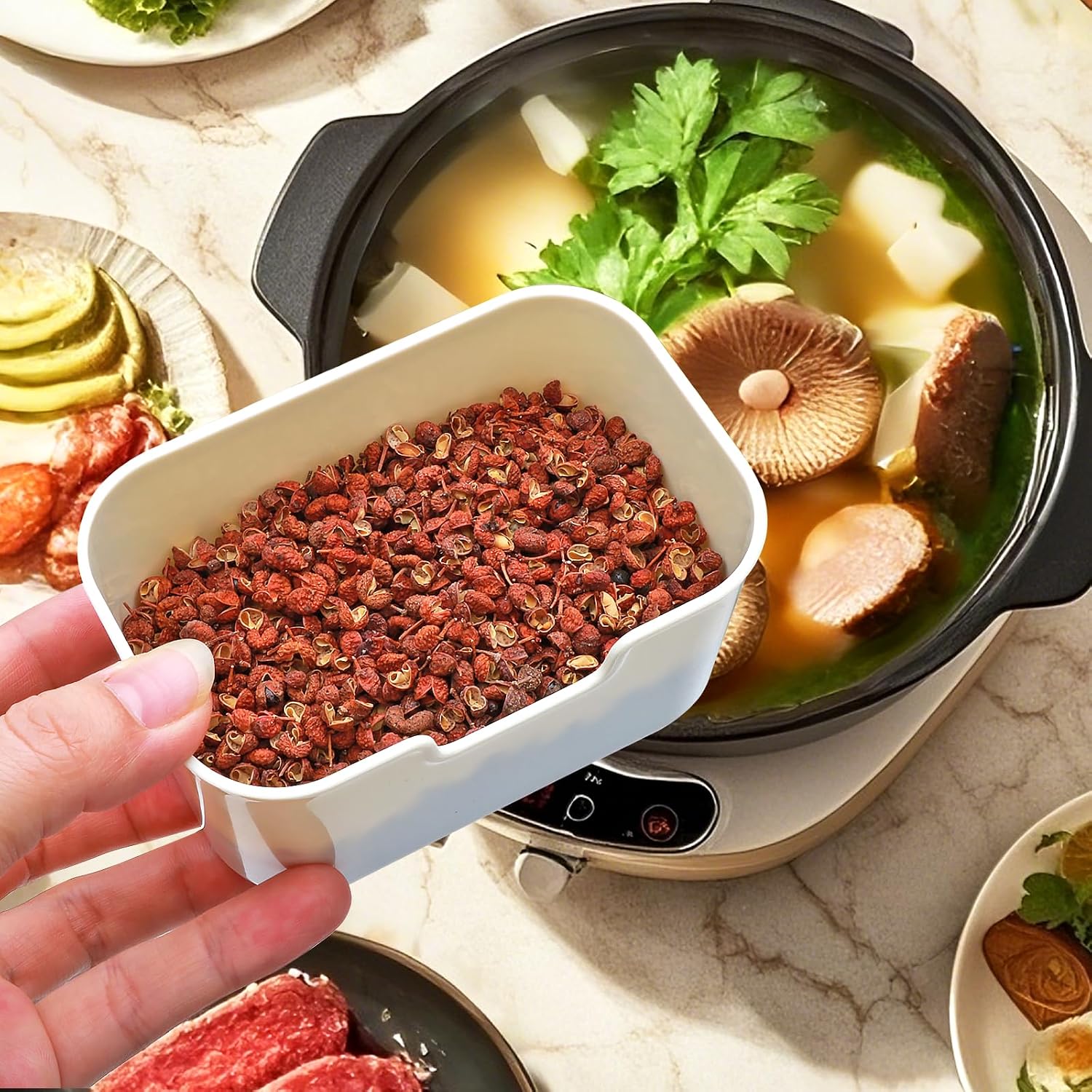 Thumbnail 4 de 2 Pack Snackle Box Container with 8-Compartment Tray (Lid & Handle) — Portable Snack Platter Organizer