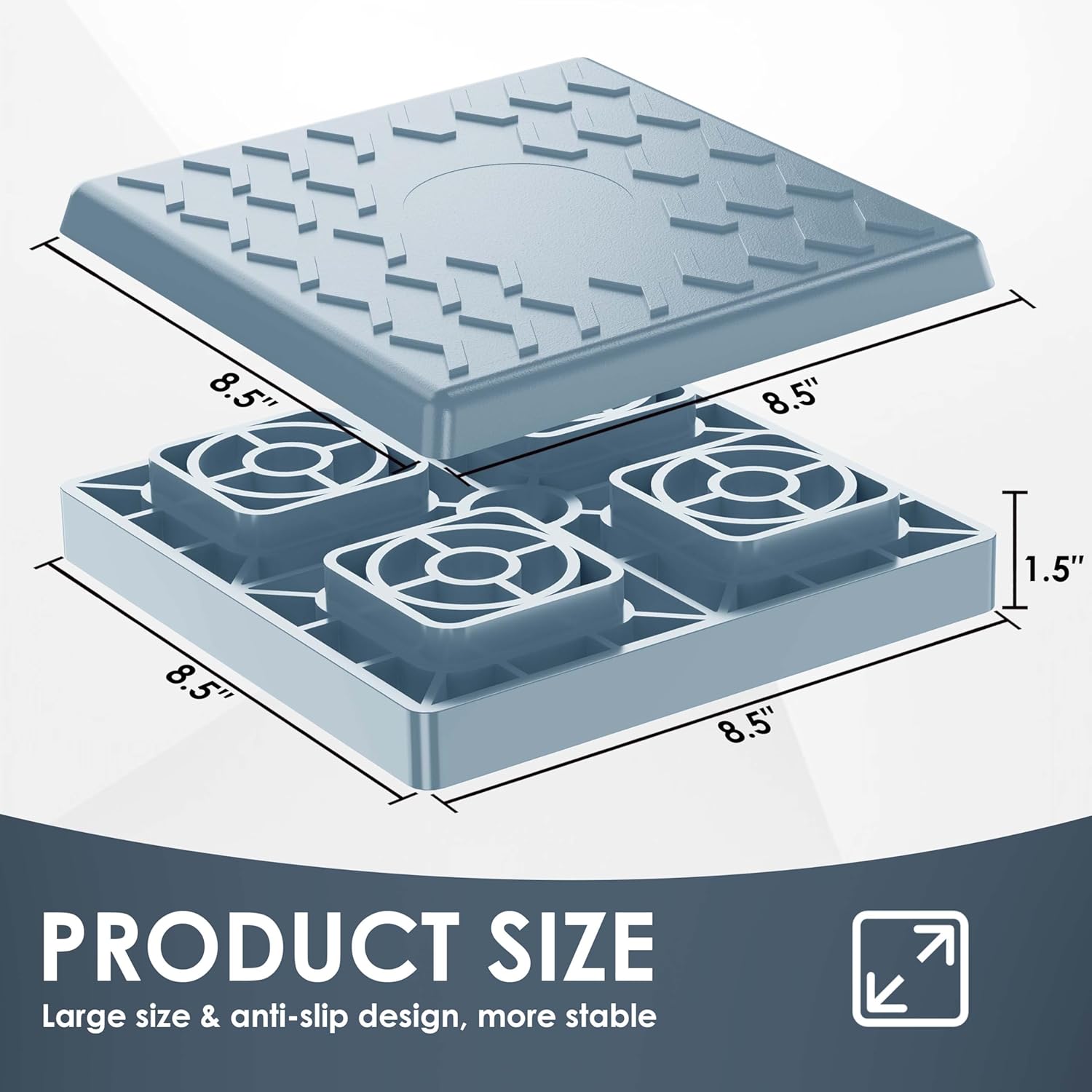Thumbnail 1 de CircleRoad Heavy Duty RV Leveling Blocks 12 Pack with Interlocking Design