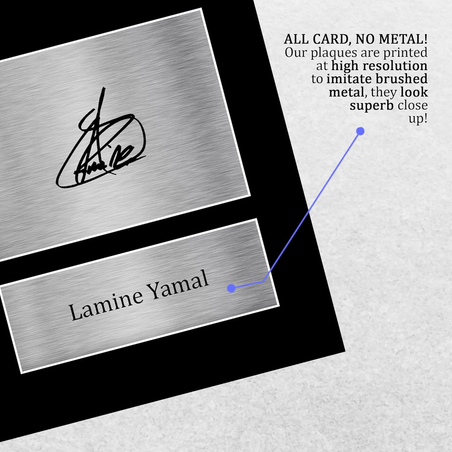 Thumbnail 4 de HWC Trading Lamine Yamal Barcelona Gifts printed signed autograph picture (A4)