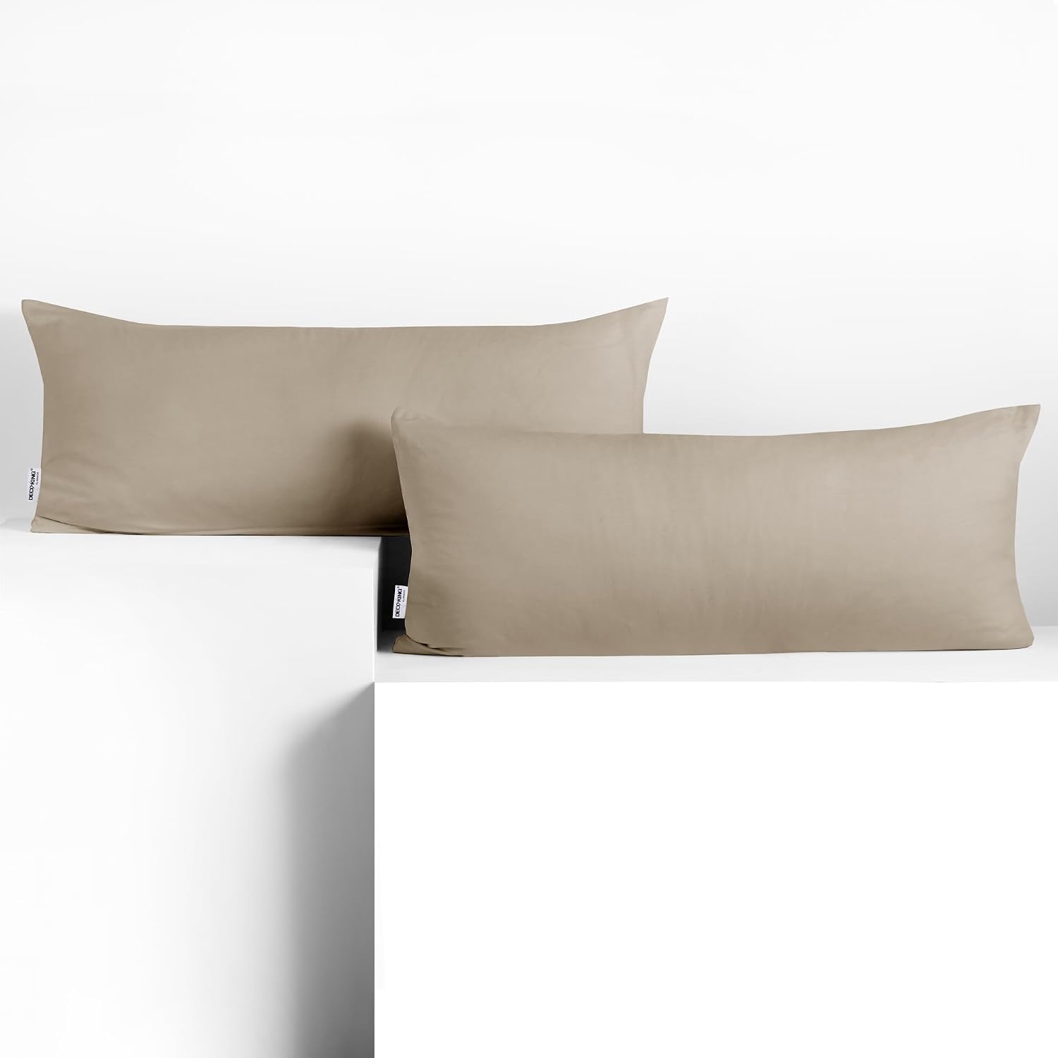 Detalle de DecoKing Taies d'oreiller 40 x 120 cm Jersey 100% coton