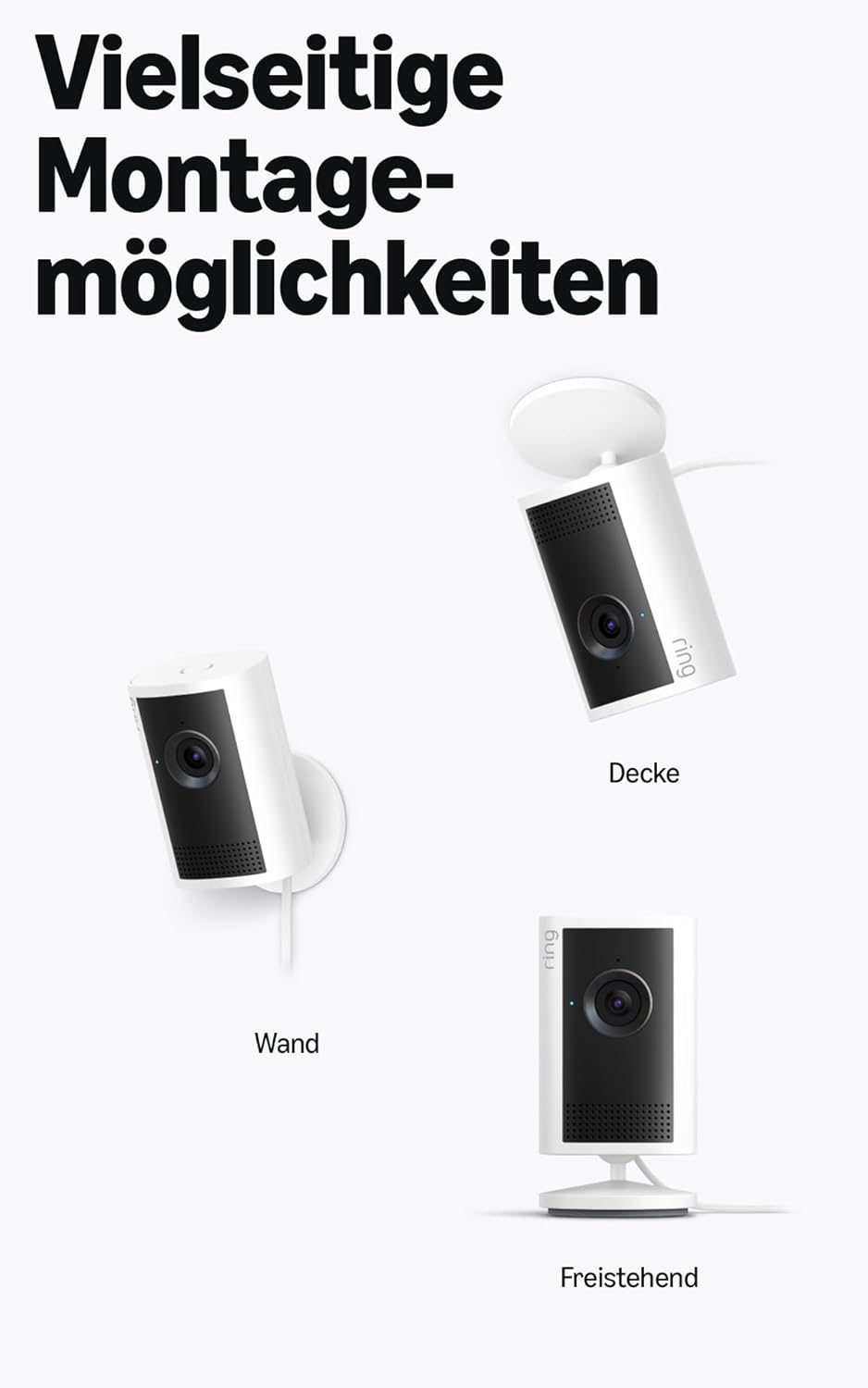 Thumbnail 6 de Ring Innenkamera Plus – neoeste Generation, 4er-Pack mit Netzteil, 2K Farben & 4x Zoom