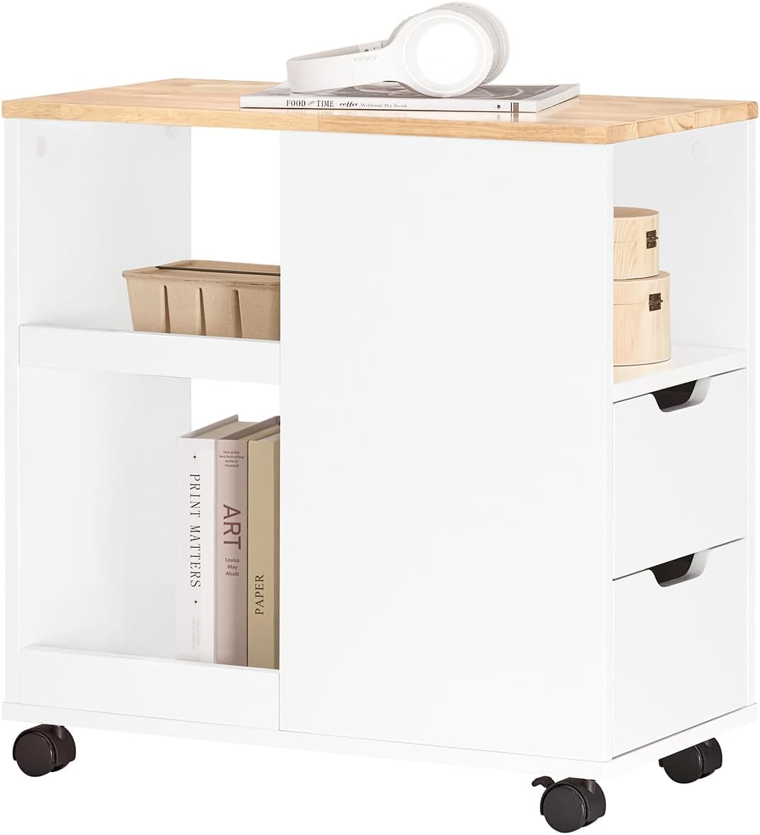 SoBuy FBT130-WN table d’appoint L60 cm