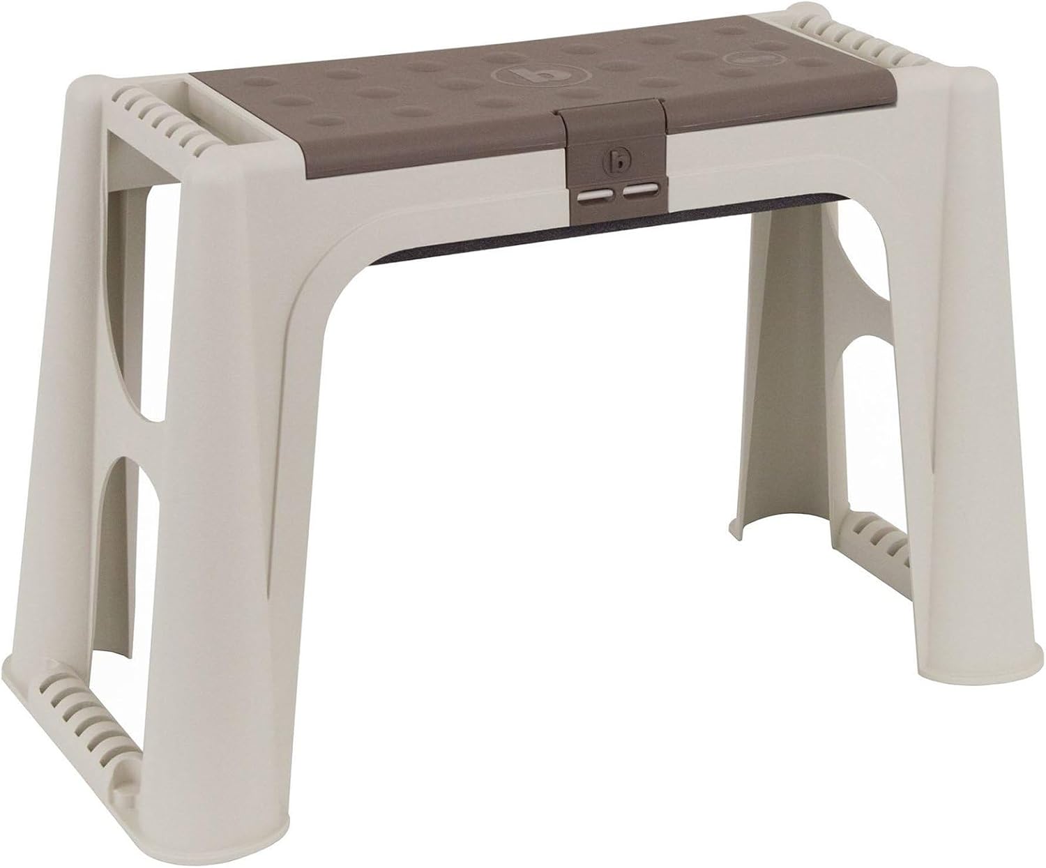 Thumbnail 2 de Dmora Panchina da Esterno Ypres — Panchina multiuso 58x29x37 cm, beige e marrone, made in Italy