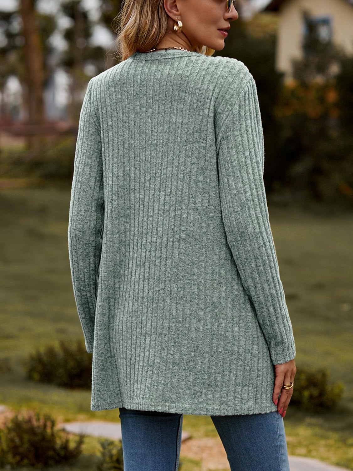 Thumbnail 4 de MYCOLORBLUE Alte Zeiten Strickjacke Damen