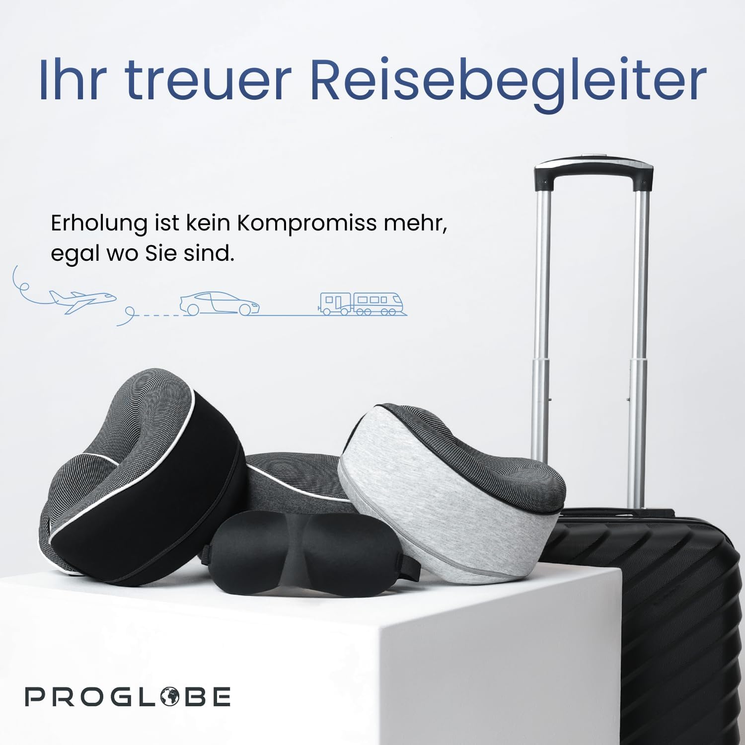 Thumbnail 6 de Proglobe Nackenkissen Flugzeug 100% Memory Foam