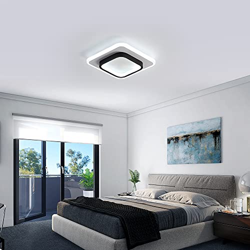 Detalle de DELIPOP Lámpara de Techo LED 21W 2350LM Cuadrada 24 cm, 6500K