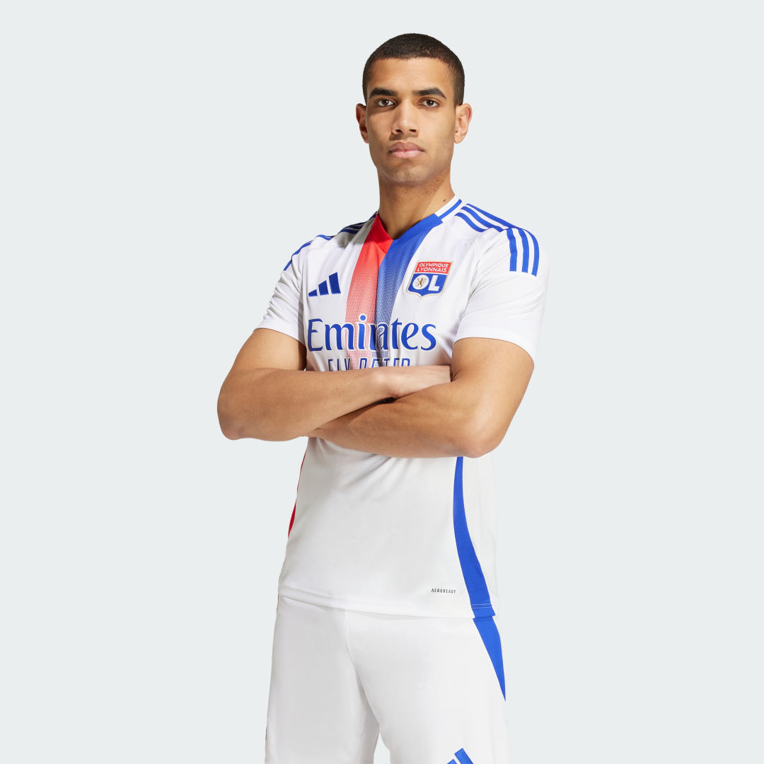 Detalle de Olympique de Lyon 24/25 Camiseta de Primera Equipación