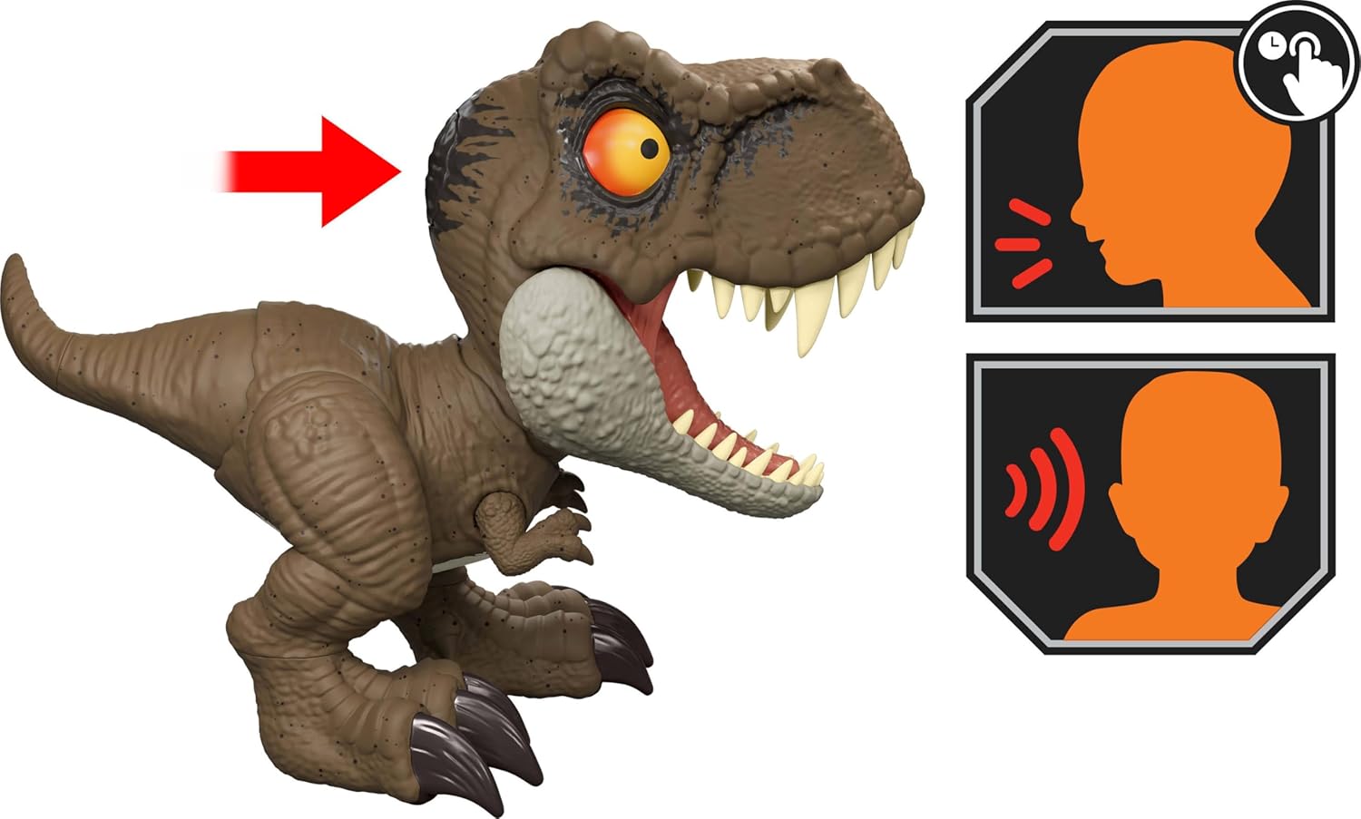 Thumbnail 3 de Mattel Jurassic World Brüllkommando Tyrannosaurus Rex – Lern- und Spielspaß mit Brüllgeräusch