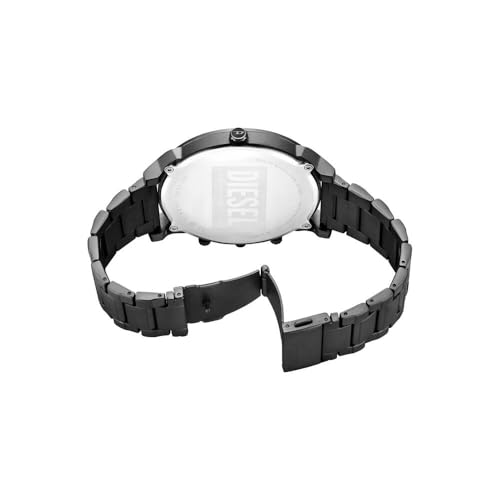 Detalle de Diesel Montre Mr. Daddy pour Homme — Quartz Multifonction, 3 Aiguilles, Bracelet Acier Inoxydable