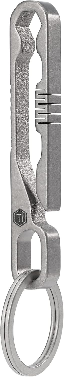 Thumbnail 6 de KeyUnity KM07 Titanium Keychain Clip
