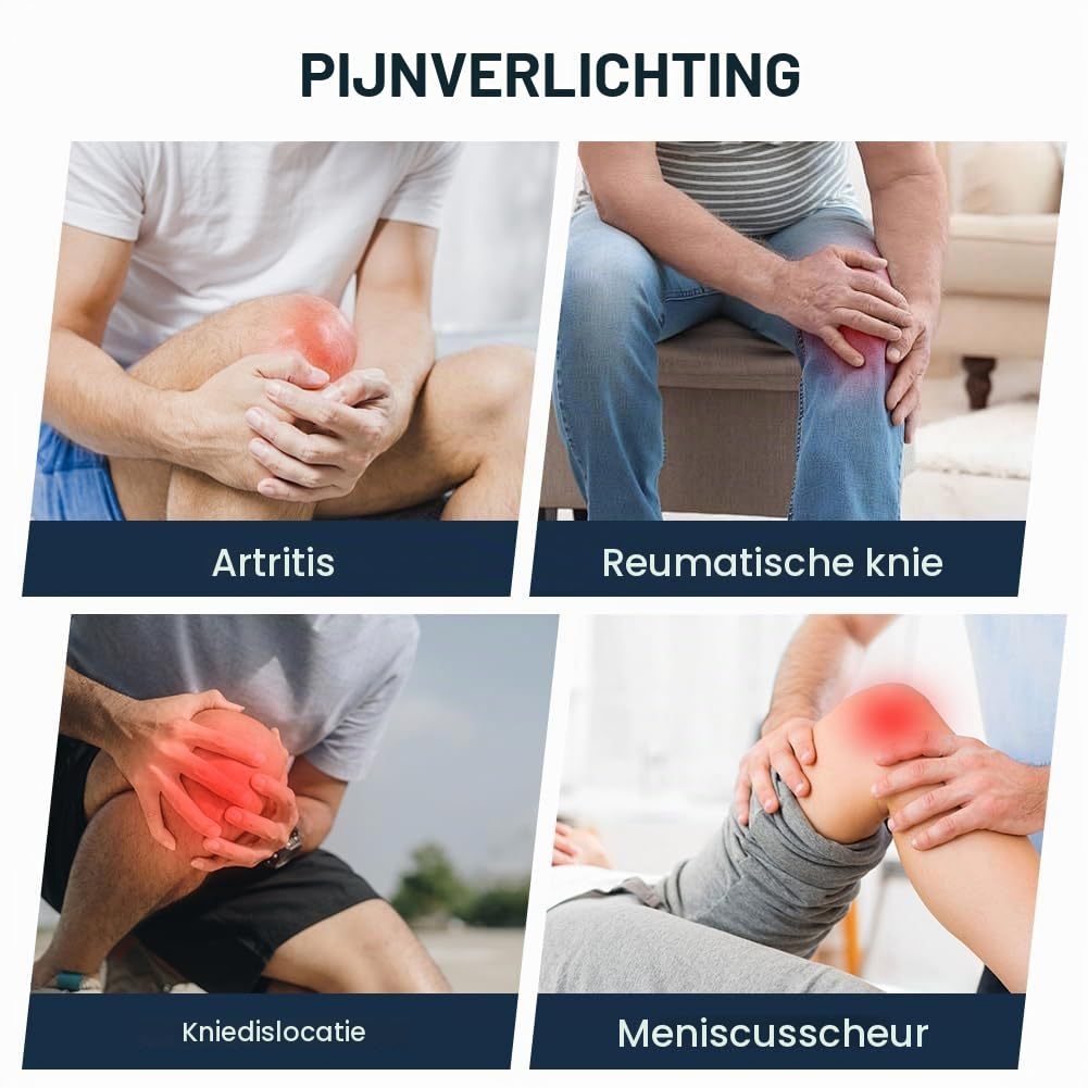 Detalle 2 de Fefod 5317585 orthopedische kniebrace, XXL, verstelbaar en antislip