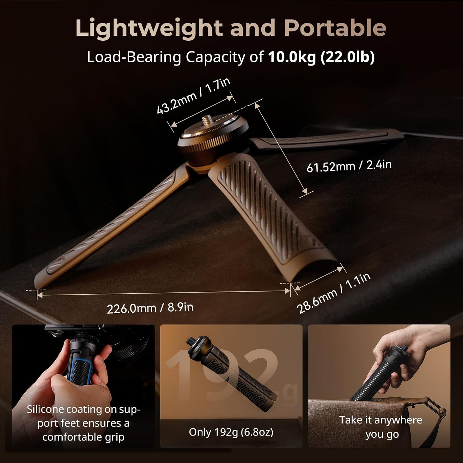 Detalle 2 de SmallRig Mini-Stativ 4117 mit Schnellverschluss
