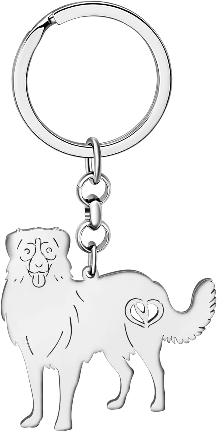 DOWAY whippet keychain charm ring