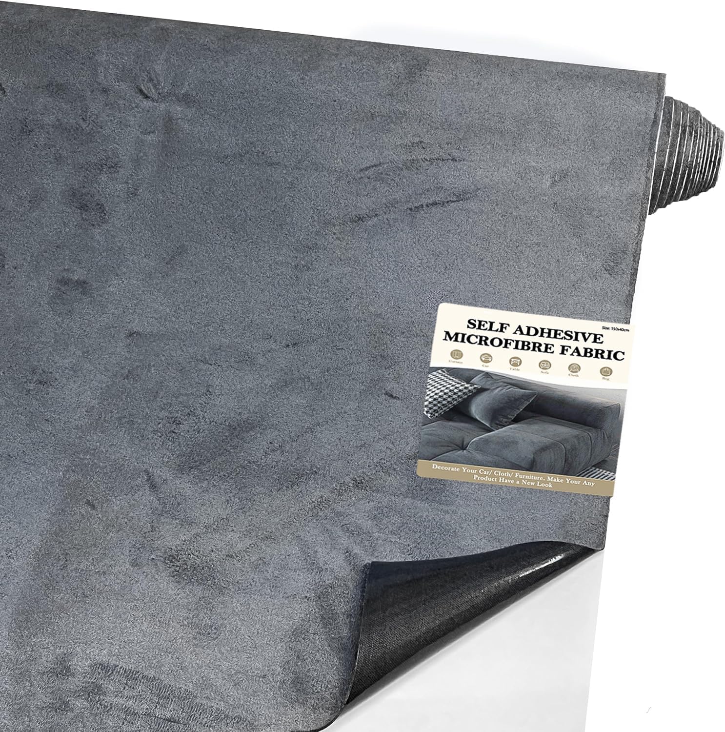 Thumbnail 6 de Fondlife Tessuto autoadesivo in microfibra 150×40 cm per interni auto