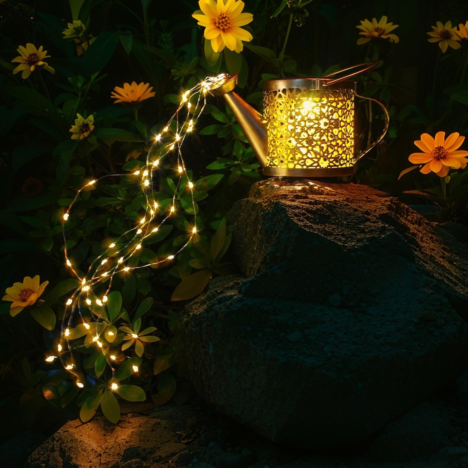 Thumbnail 5 de Solar Watering Can Lights 8.5cm panel