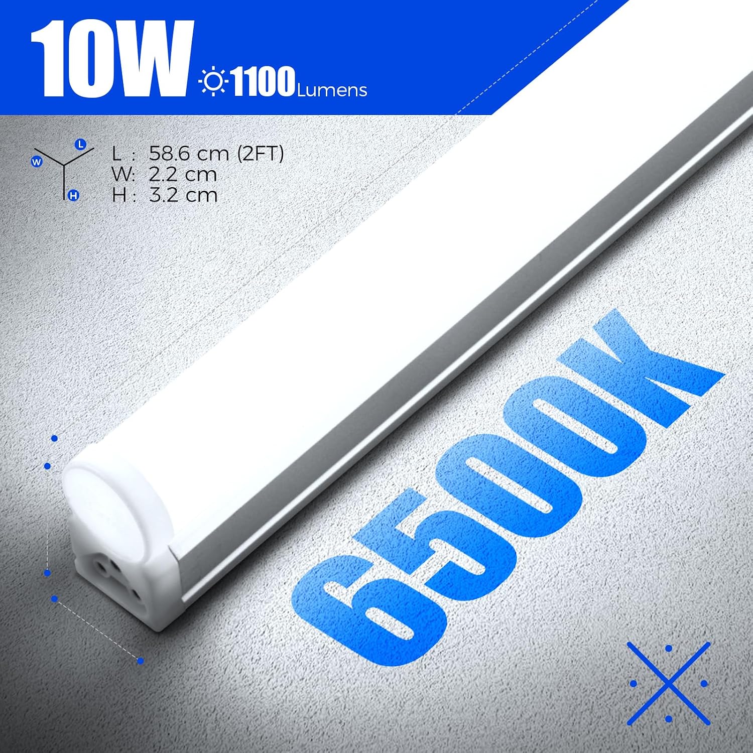 Thumbnail 6 de Barrina T5 Batten Light 2ft 1100lm