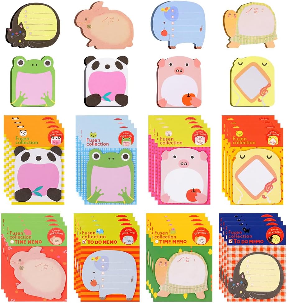 Detalle de OFFCUP Notas adhesivas animales 720 hojas