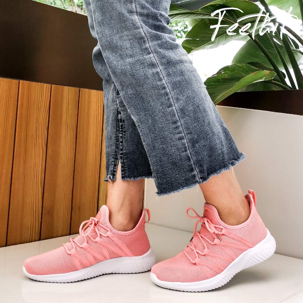 Detalle 2 de Feethit Women's Slip-On Sneakers with Mesh Upper