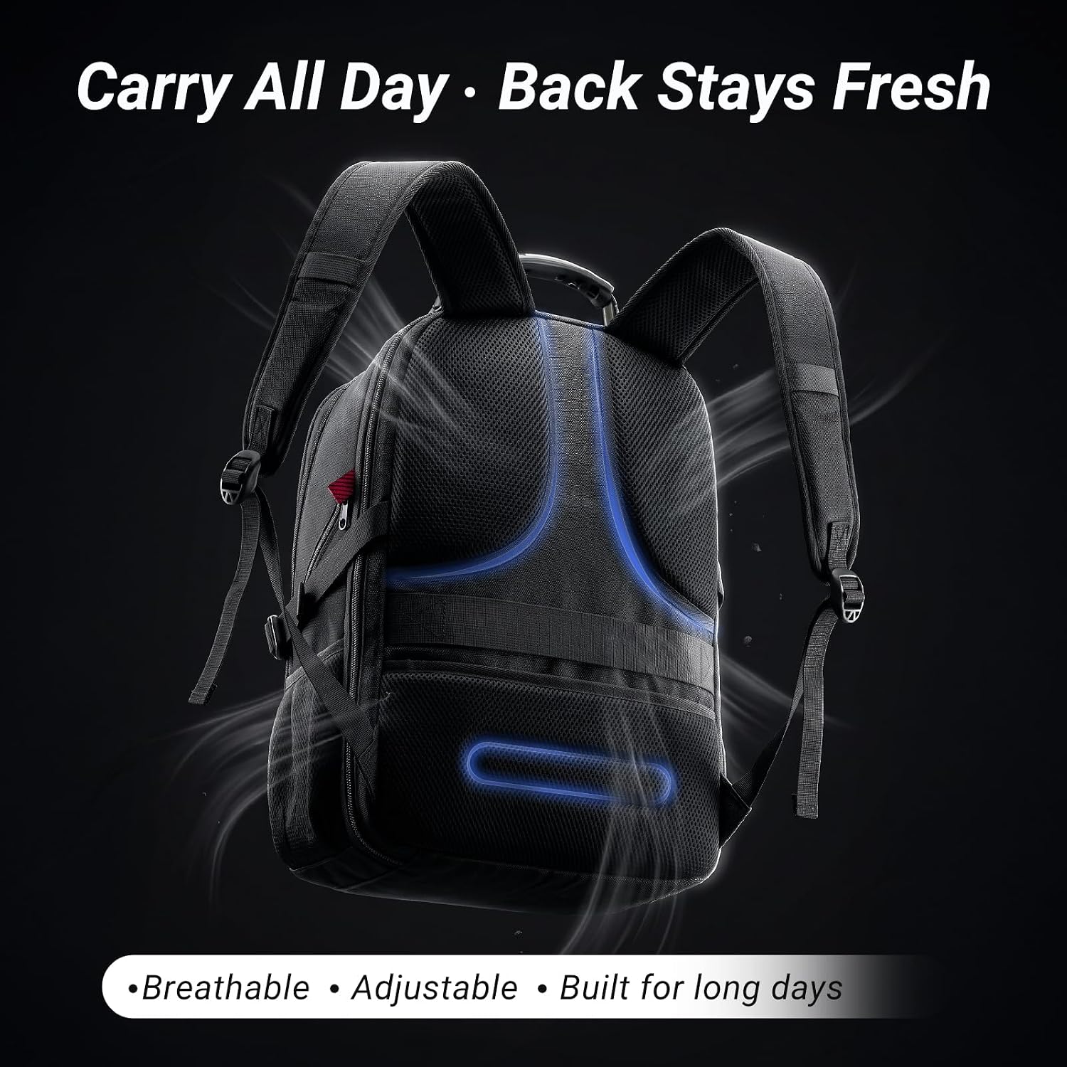 Thumbnail 5 de YOREPEK Large Laptop Backpack for Men: Heavy Duty Travel Backpack