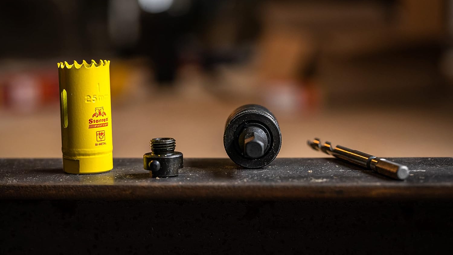 Detalle de Starrett HSS Bi-Metal Hole Saw - FCH0434 Fast Cut Extra Cobalt, 121mm