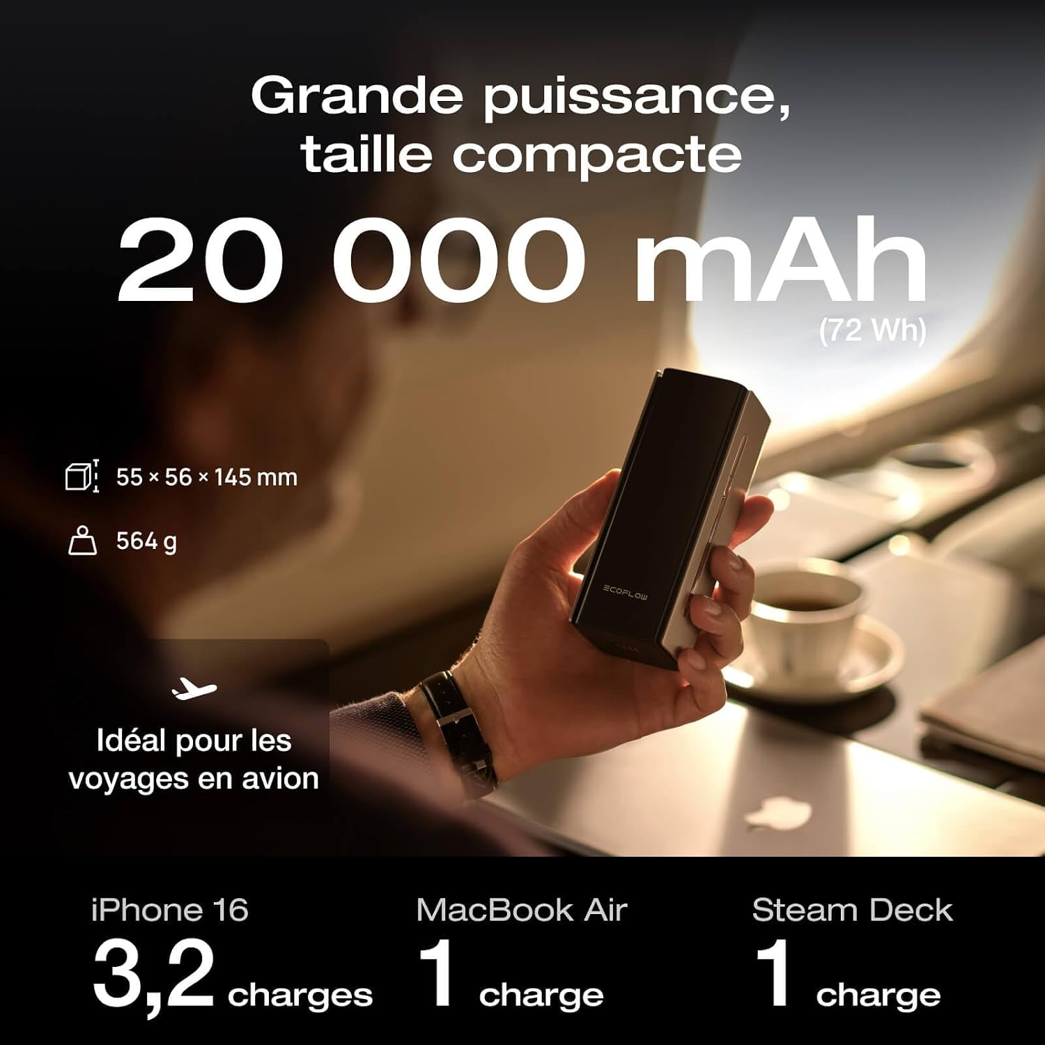Detalle 2 de EcoFlow Powerbank 20000mAh 230W