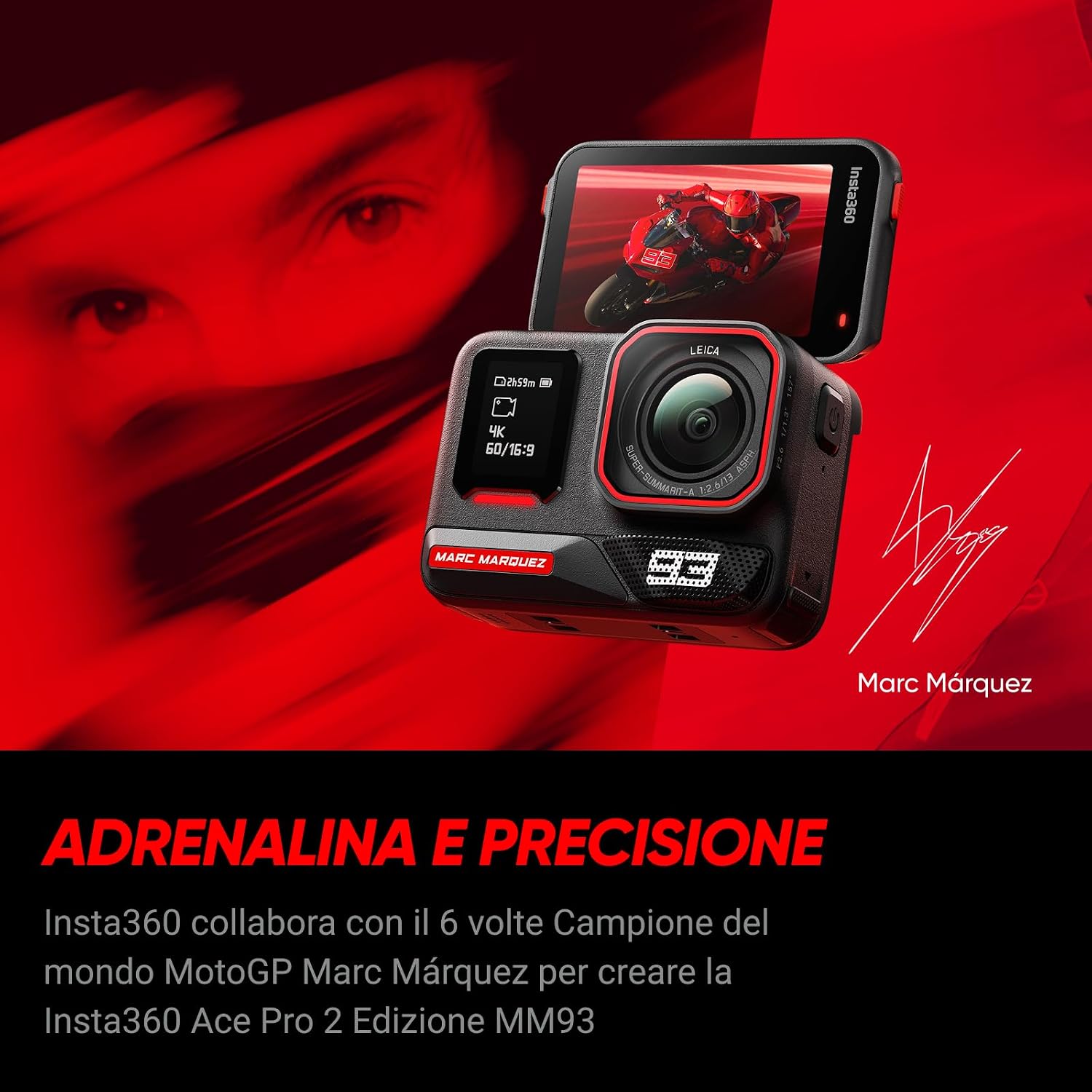 Detalle de Insta360 Ace Pro 2 MM93 action cam 8K