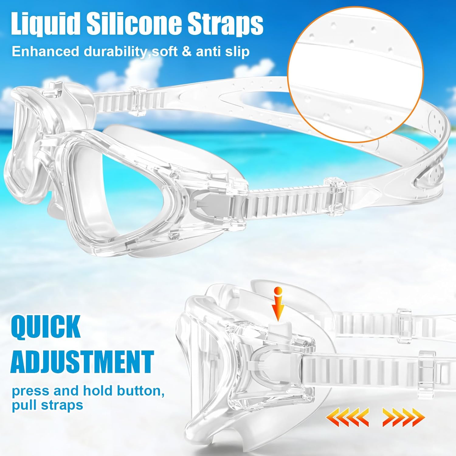 Thumbnail 4 de Winline Clear Vision Swimming Goggles Anti‑Fog Polarized 🏊