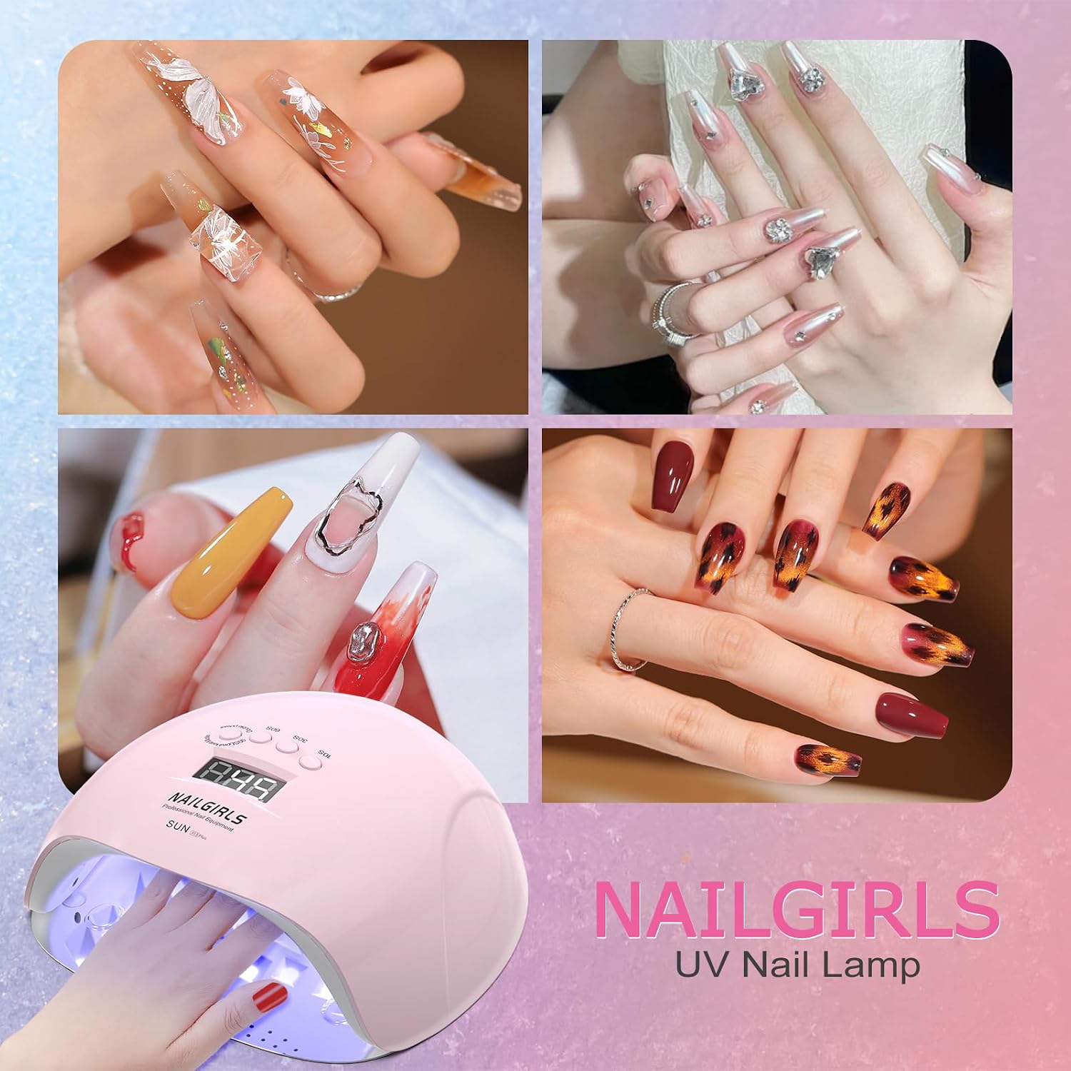 Detalle 2 de NAILGIRLS LED UV Lamp Nägel 150W